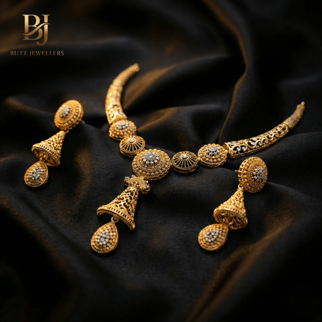 Elegant 21K Gold Chain Necklace